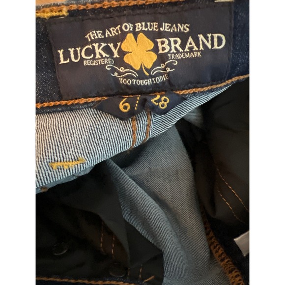 Lucky Brand Sweet N Low Womens Jeans Size 6/28 Dark Wash Denim - Picture 10 of 11